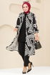 Tunic 0173BG354-MS Black&Ecru - Thumbnail