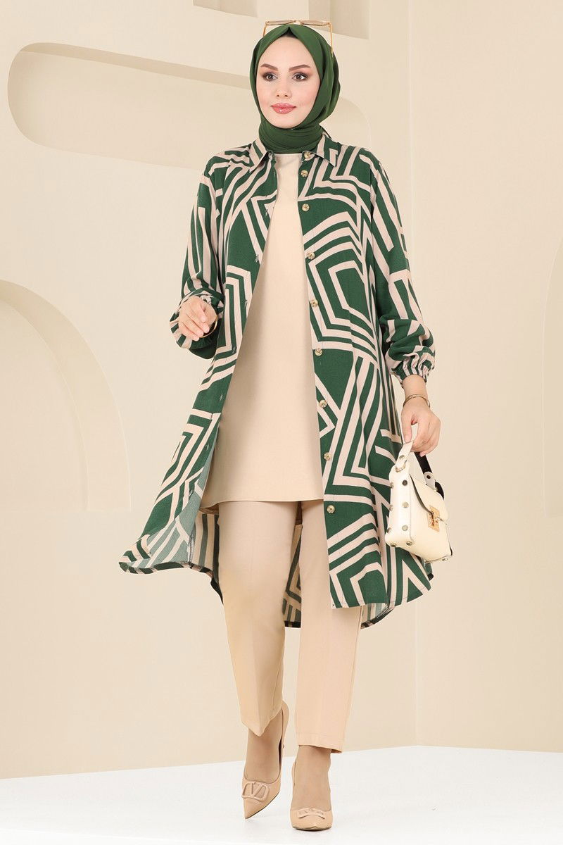 Tunic 0173BG354-MS Emerald & Vision