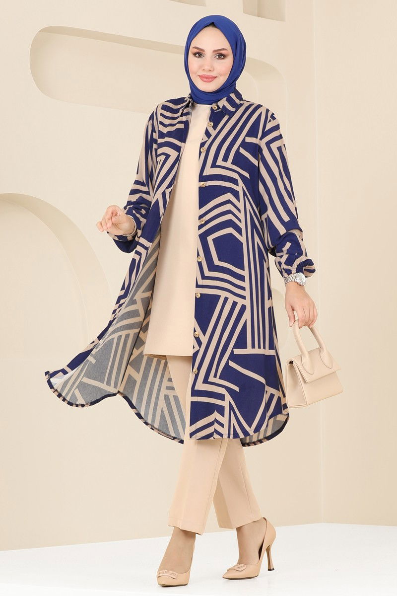 Tunic 0173BG354-MS Indigo&Vision