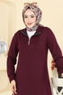 Tunic 1008ETT926-MS Burgundy - Thumbnail