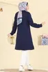 Tunic 1008ETT926-MS Navy Blue - Thumbnail