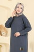 بلوز رمادي غامق 1017ETT926-MS - Thumbnail