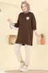 بلوز بني 1018ETT926-MS - Thumbnail