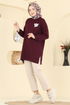 Tunic 1018ETT926-MS Burgundy - Thumbnail