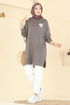 بلوز بيج غامق 1018ETT926-MS - Thumbnail