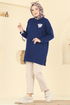 Tunic 1018ETT926-MS Navy Blue - Thumbnail