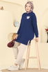 Tunic 1018ETT926-MS Navy Blue - Thumbnail
