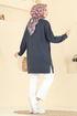 بلوز رمادي غامق 1018ETT926-MS - Thumbnail