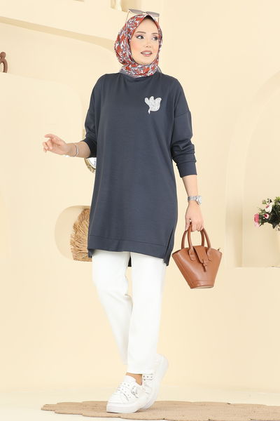 E.T.T. - بلوز رمادي غامق 1018ETT926-MS - 423960