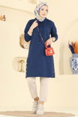 E.T.T. - Tunic 1020ETT926-MS Navy Blue
