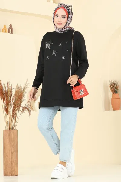 O.Z.N. - بلوز أسود 102OZN1046-MS