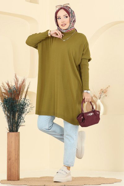K.L.N. - Tunic 1047KLN570-MS Oil Green