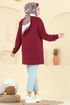 Tunic 104OZN1046-MS Burgundy - Thumbnail