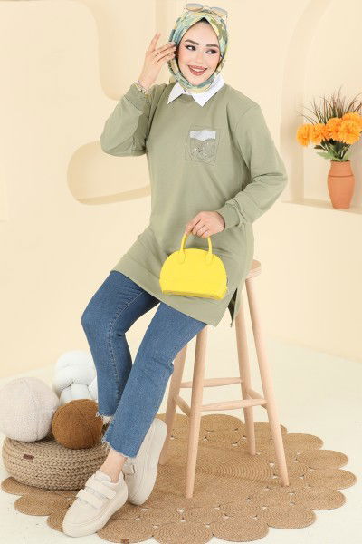 O.Z.N. - Tunic 104OZN1046-MS Khaki