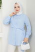 Tunic 126ASN888-MS Baby Blue - Thumbnail