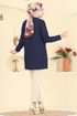 Tunic 133OZN1046-MS Navy Blue - Thumbnail