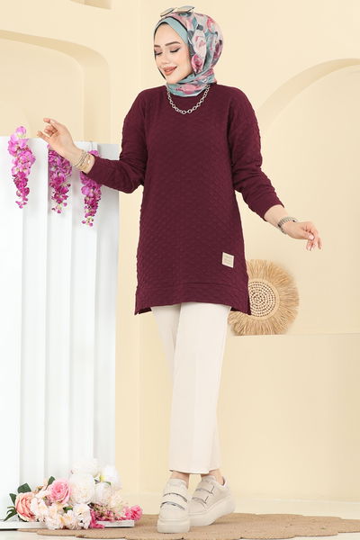 B.O. - Tunic 185BO429-MS Burgundy - 416683