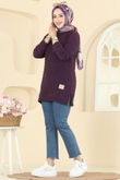 B.O. - Tunic 185BO429-MS Damson