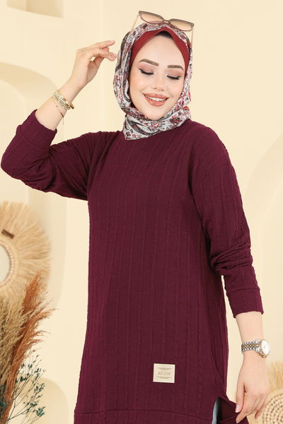 B.O. - Tunic 190BO429-MS Burgundy - 416652