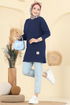 Tunic 190BO429-MS Navy Blue - Thumbnail