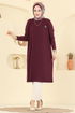 Tunic 195BO429-MS Burgundy - Thumbnail