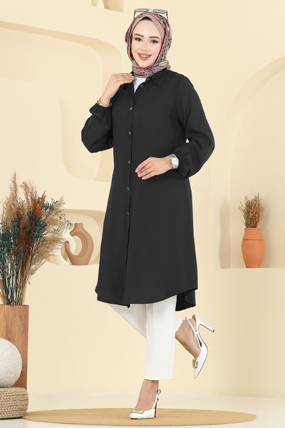 E.R.K. - Tunic 2001ERK1158-MS Black - 393671