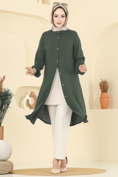 E.R.K. - Tunic 2001ERK1158-MS Khaki