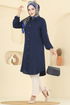 Tunic 2001ERK1158-MS Navy Blue - Thumbnail