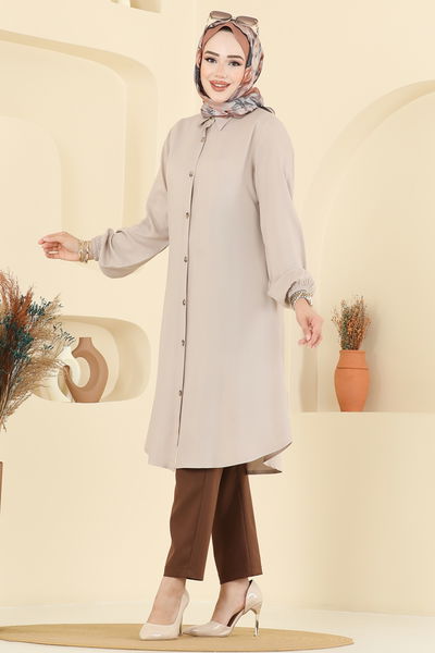 E.R.K. - Tunic 2001ERK1158-MS Stone - 393681