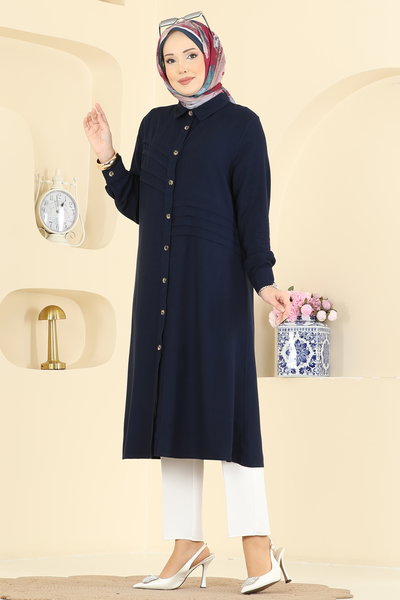 B.G.S. - Tunic 2011BG354-MS Navy Blue - 428374