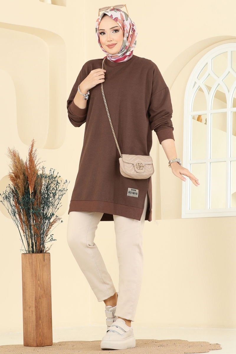 بلوز بني 20455ETT926-MS