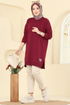 Tunic 20455ETT926-MS Burgundy - Thumbnail
