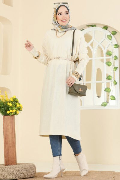 U.Z. - Tunic 2096UZ662-MS Ecru