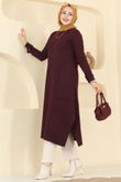 U.K.B. - Tunic 24009UKB139-MS Burgundy