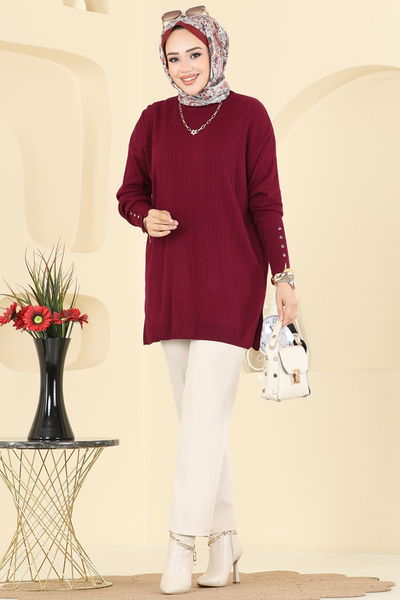 U.Z. - Tunic 2425UZ662-MS Burgundy - 414151