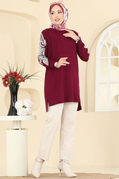 U.Z. - بلوز خمري 2494UZ662-MS - 415309