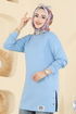 Tunic 2630MSZ1172-MS Baby Blue - Thumbnail
