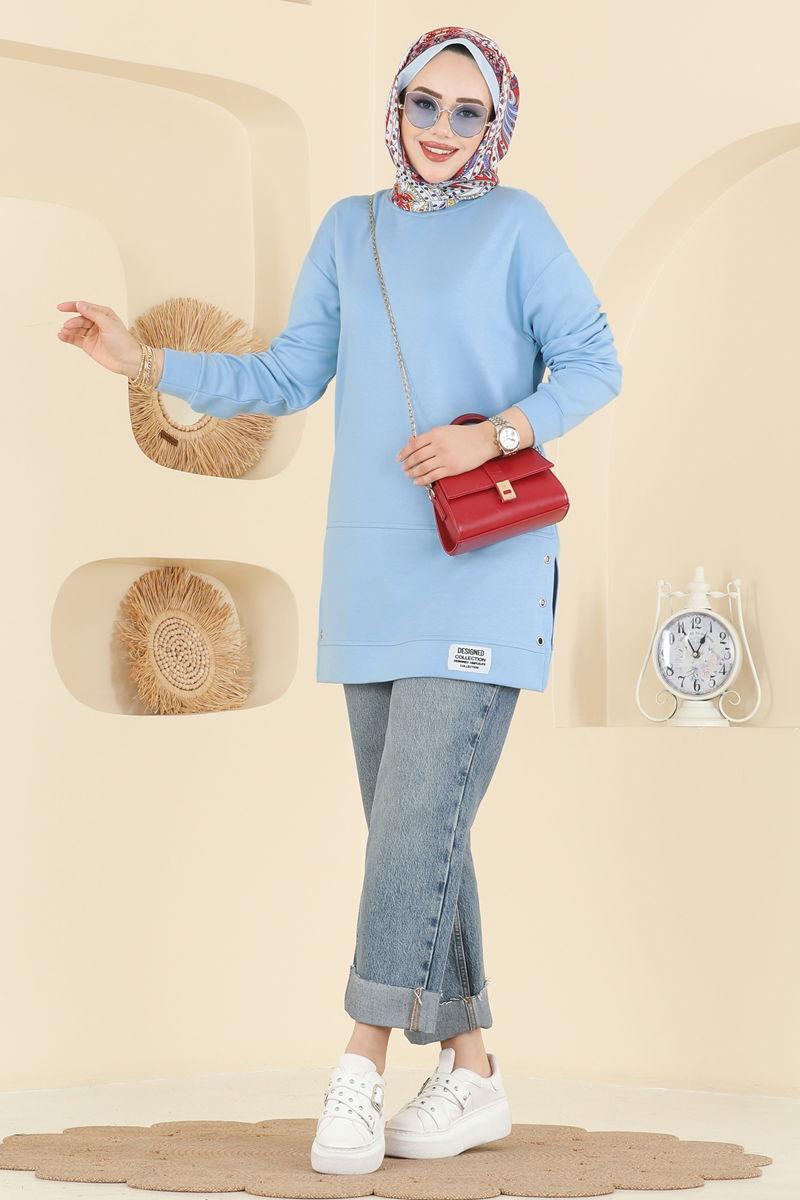 بلوز أزرق فاتح 2630MSZ1172-MS