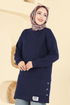 Tunic 2630MSZ1172-MS Navy Blue - Thumbnail