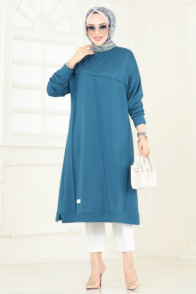 Tunic 2694AYD574-MS Petroleum