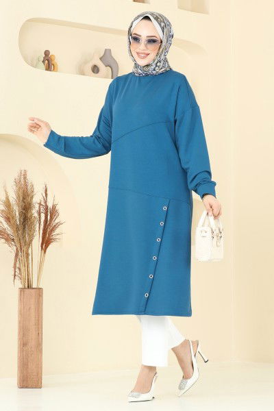 A.Y.D. - Tunic 2698AYD574-MS Petroleum