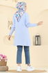 Tunic 2714AYD574-MS Baby Blue - Thumbnail
