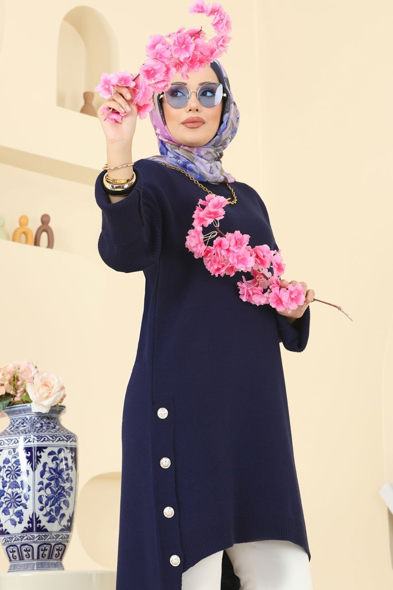 بلوز كحلي 2716AYD574-MS