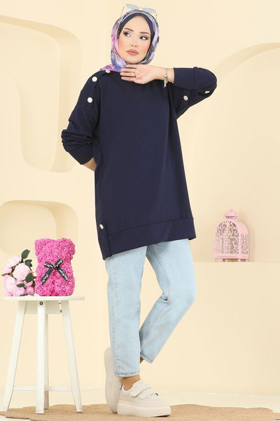 A.Y.D. - Tunic 2727AYD574-MS Navy Blue - 395635