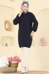 Tunic 2734AYD574-MS Navy Blue - Thumbnail
