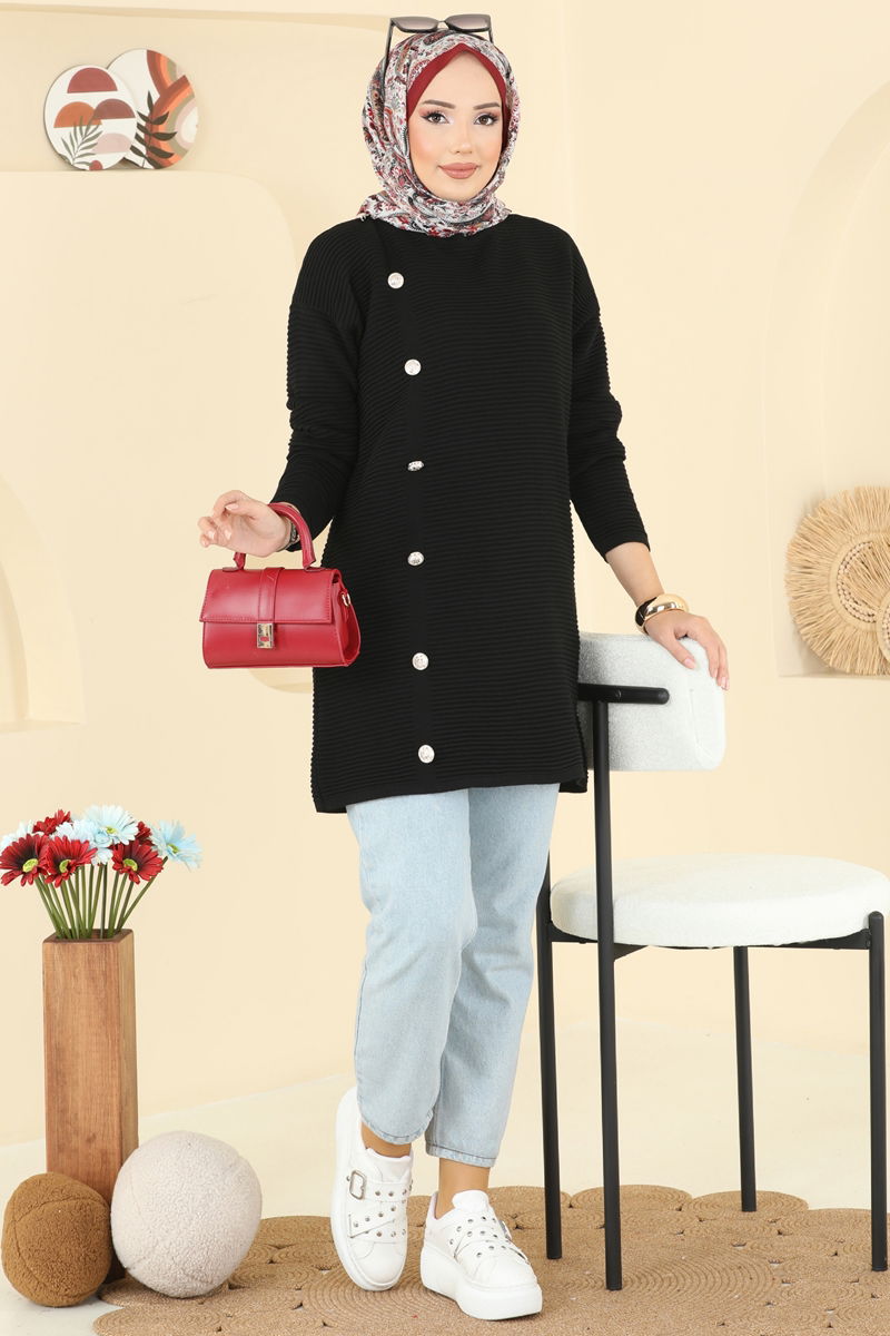 بلوز أسود 2735AYD574-MS