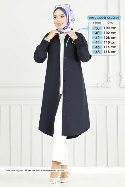 A.S.N. - بلوز كحلي 282ASN888-MS - 387971