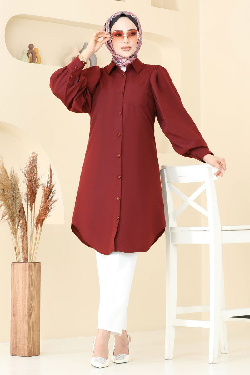 Tunic 3039KTR750-MS Burgundy