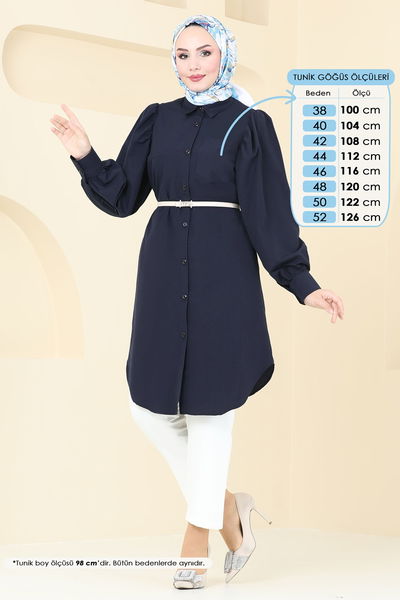 K.T.R. - Tunic 3039KTR750-MS Navy Blue - 373661
