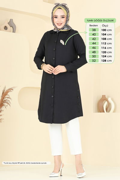 K.T.R. - Tunic 3047KTR750-MS Black - 373880